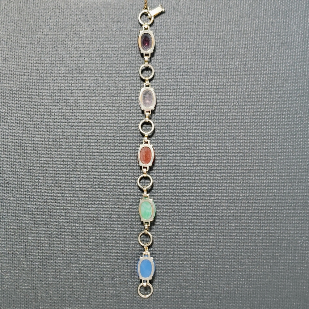Vintage Multicolor Stone Bracelet - Picture 8 of 8